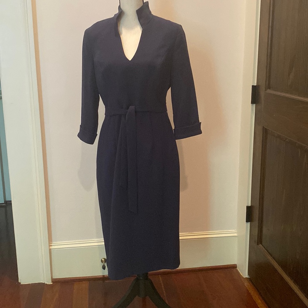 Black Halo Dress-Navy